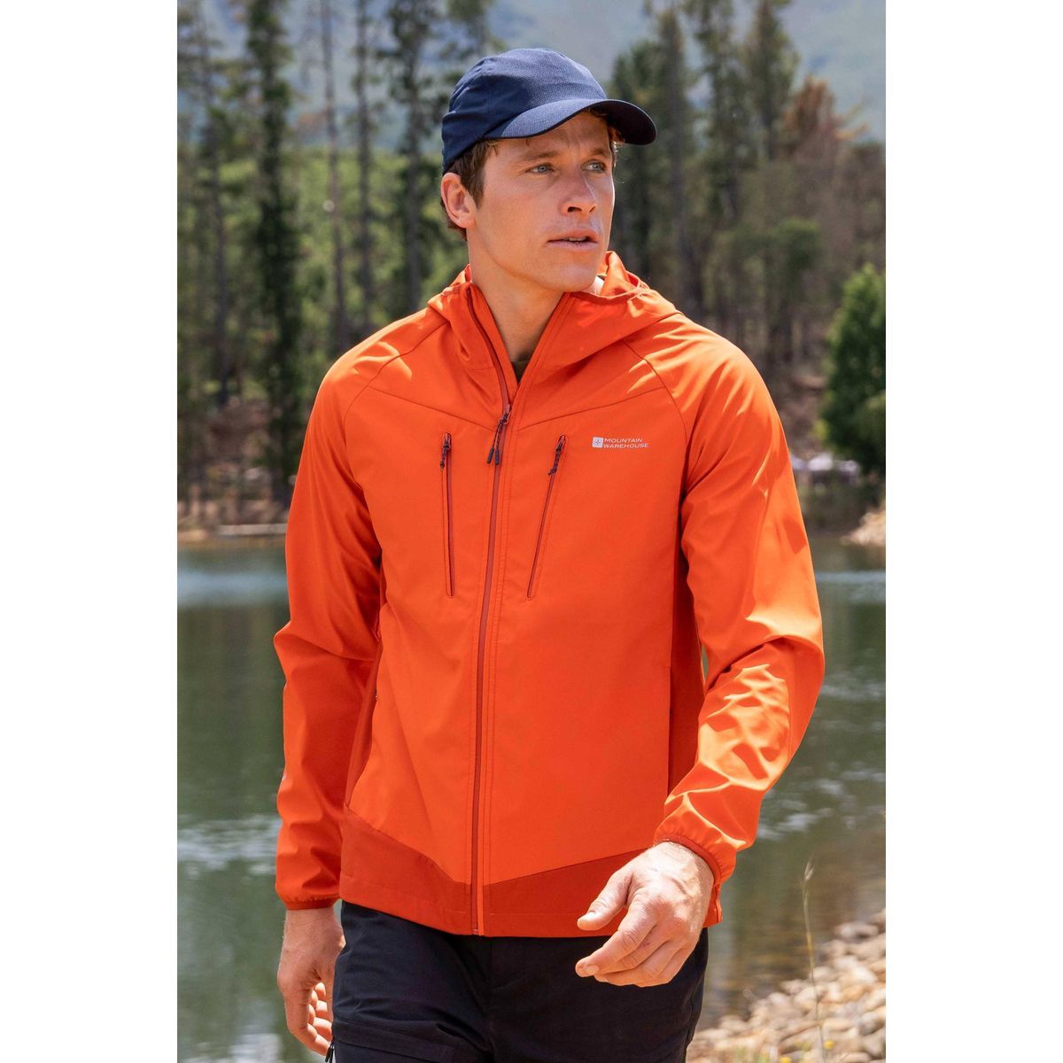 Mountain Warehouse - "Ambit" Softshelljacke für Herren (Orange)