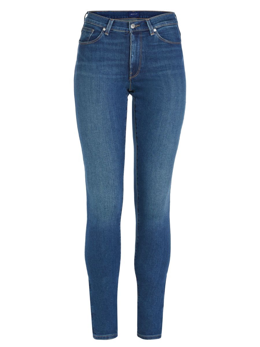 Skinny Fit Mid Rise Jeans
