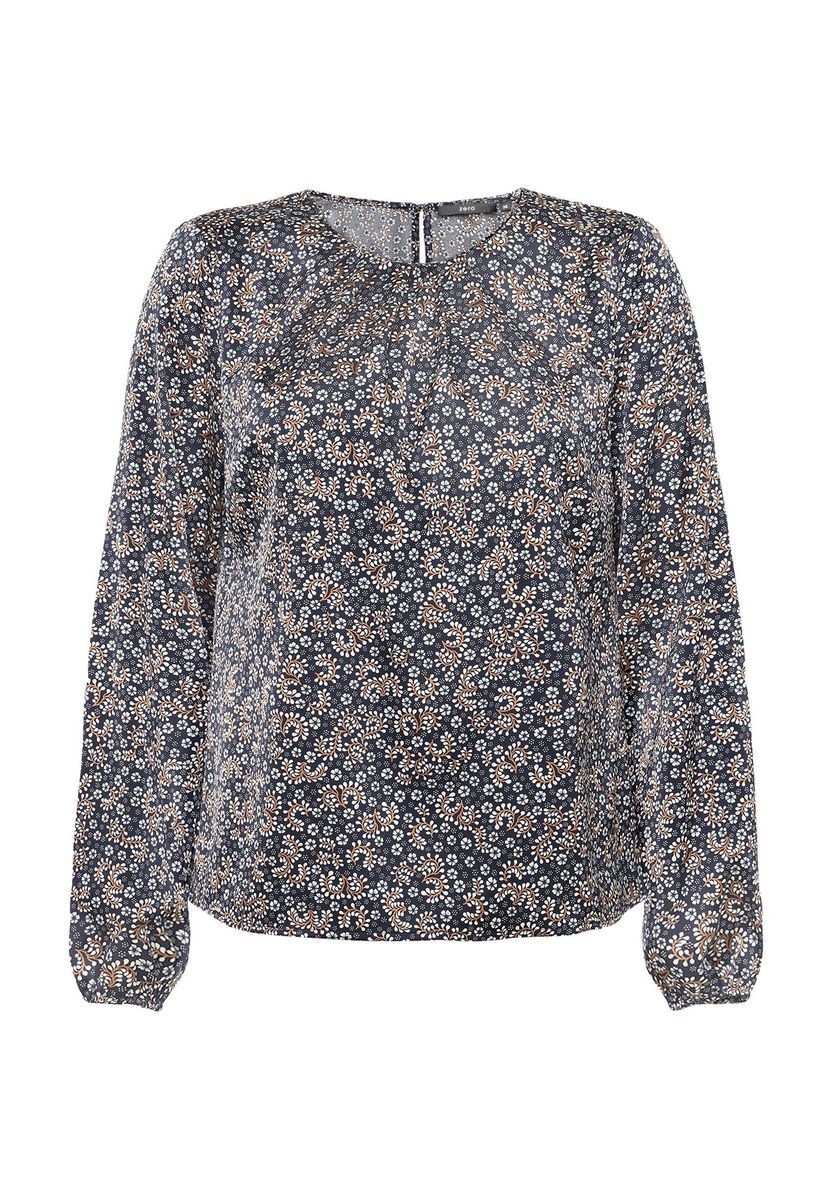 Langärmlige Bluse mit Blumenmuster
