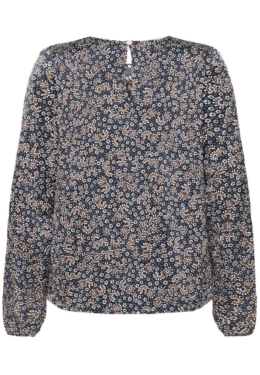 Langärmlige Bluse mit Blumenmuster