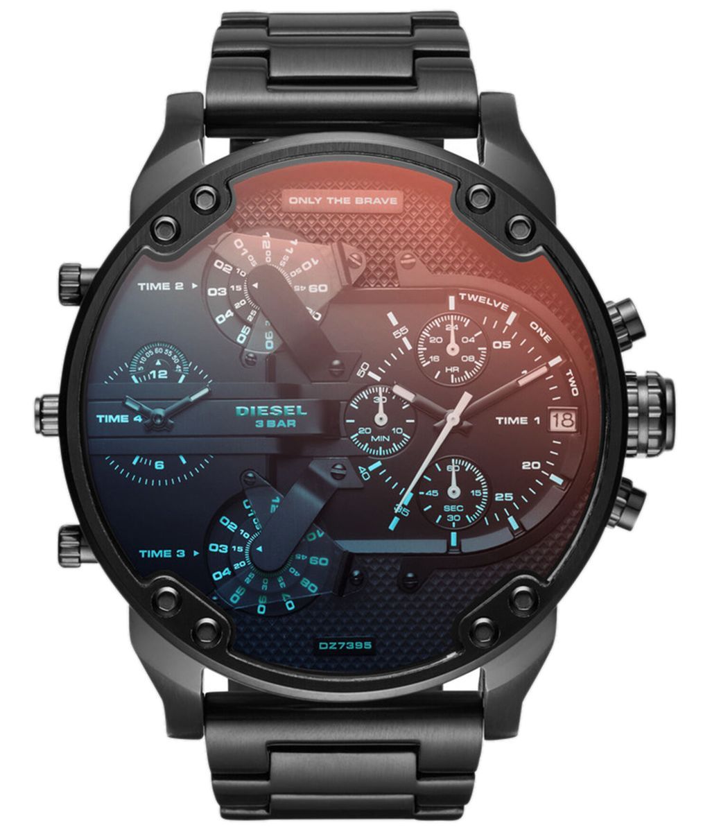 Diesel Mr. Daddy 2.0 Schwarze Chronograph Herrenuhr