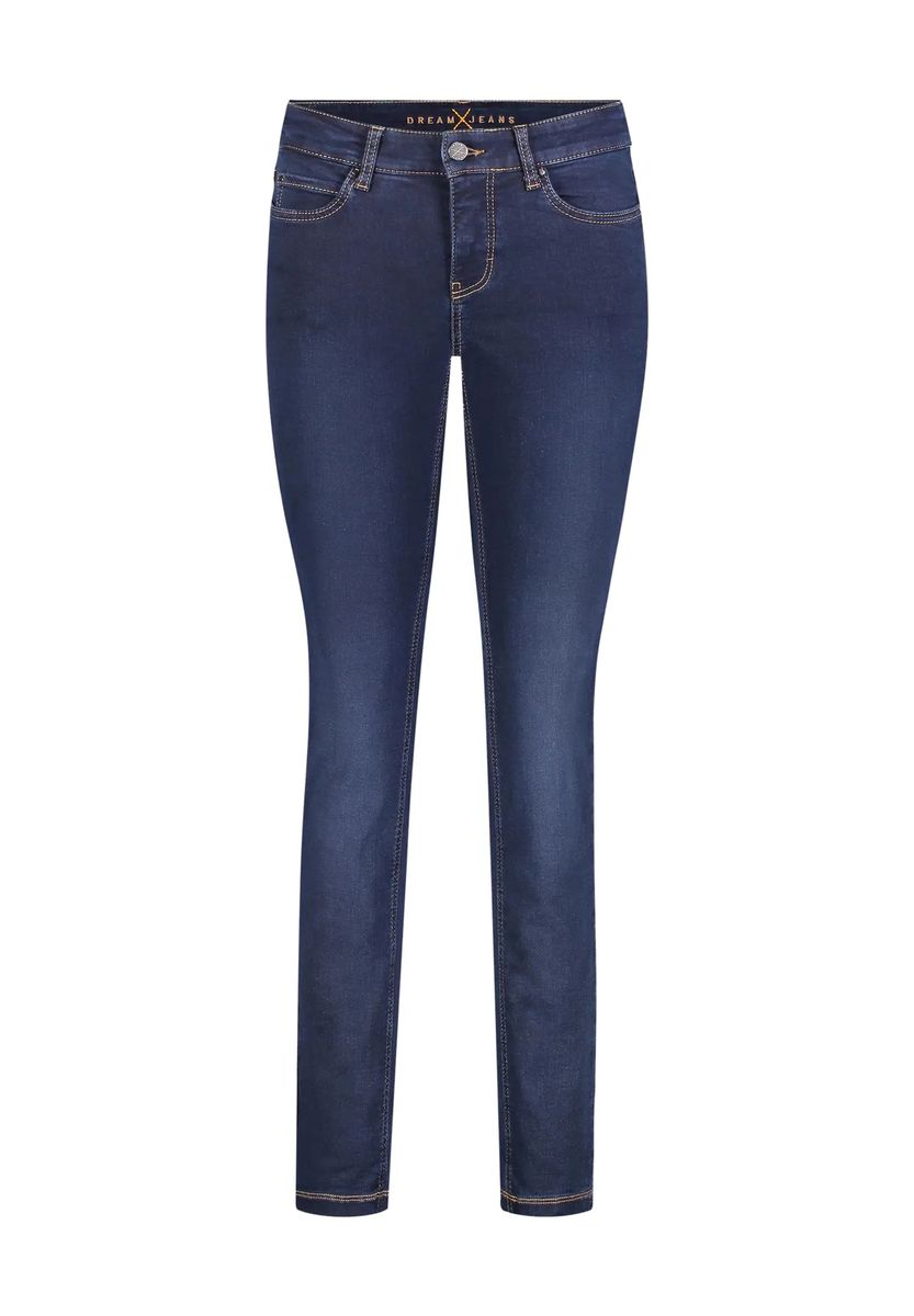 Schmale, hochtaillierte Jeans