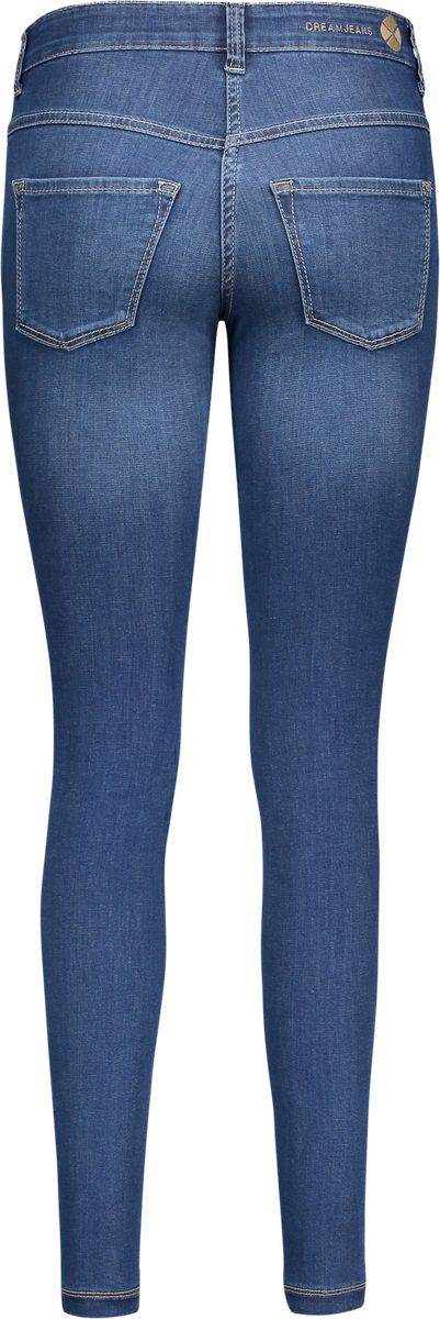 Schmale, hochtaillierte Jeans