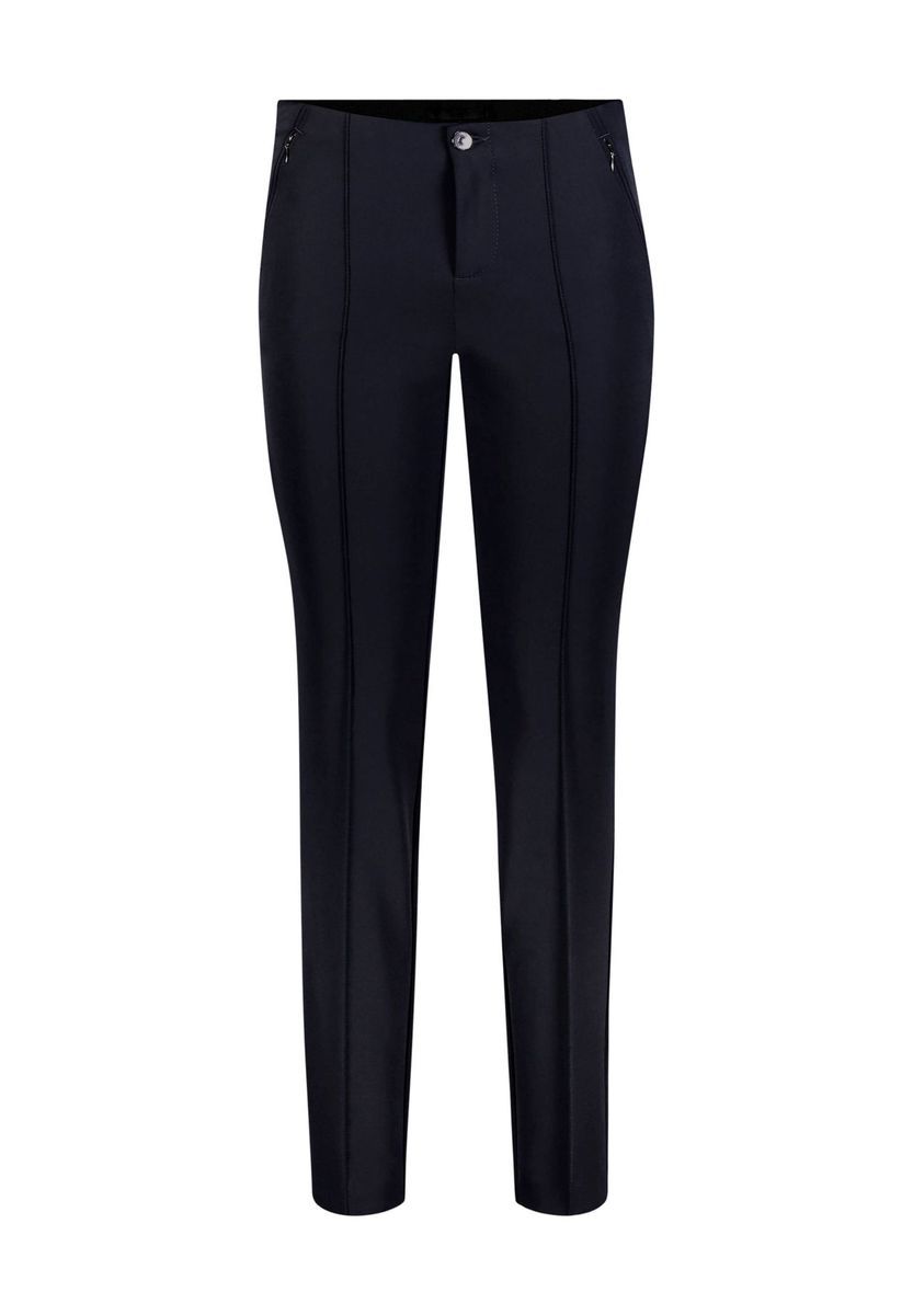 Schlanke Stretch-Hose mit vorderen Nähten