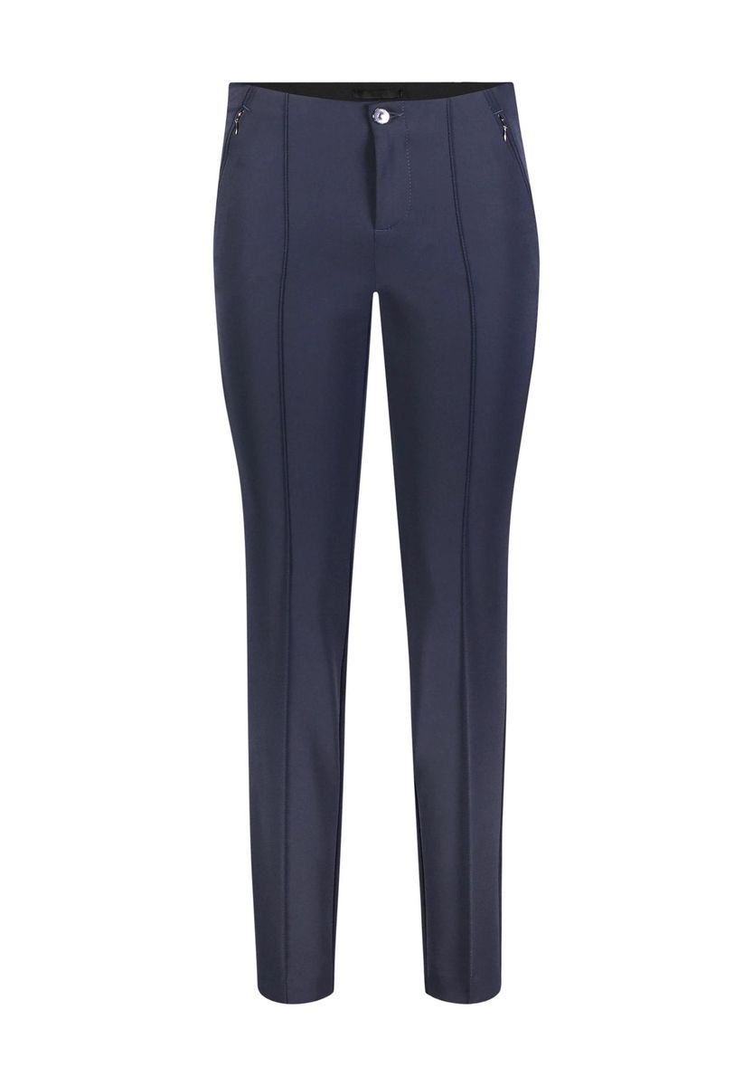 Schlanke Knöchellange Hose mit Paspelnaht