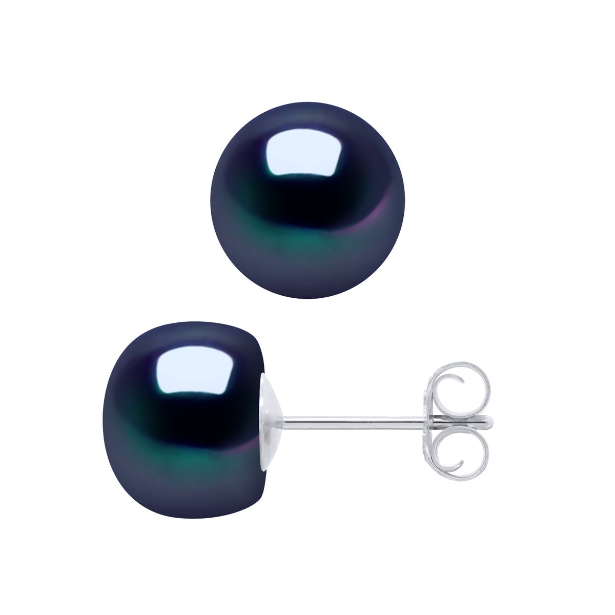 Ohrstecker im Tahitianischen Stil mit Perlen