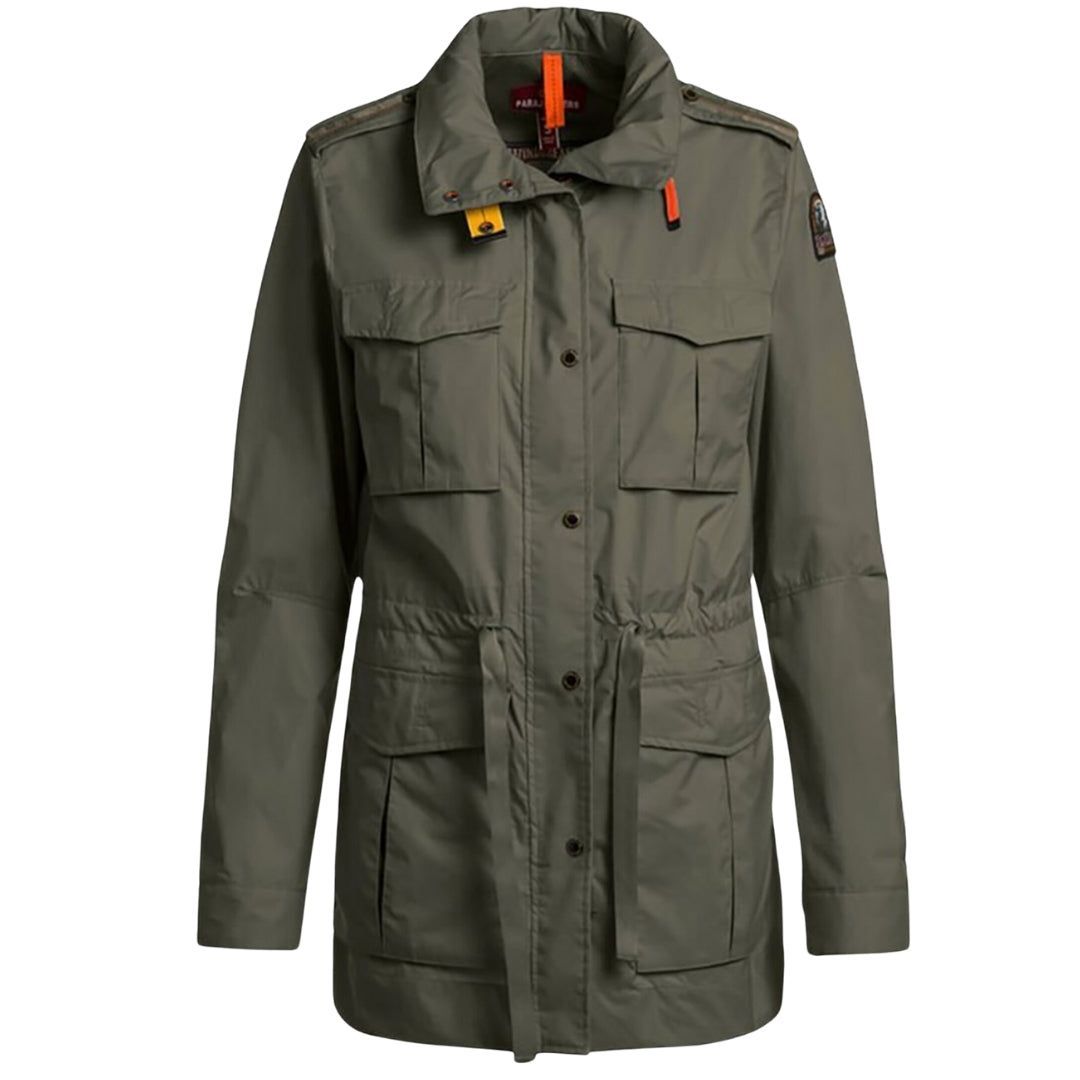 Olivgrüne Utility-Feldjacke