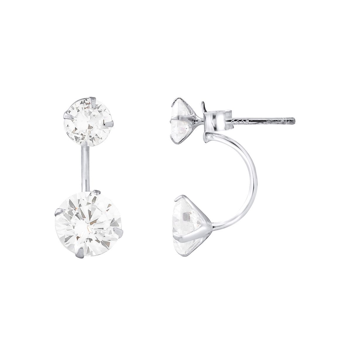 Ohrstecker aus Sterlingsilber mit Zirkonia