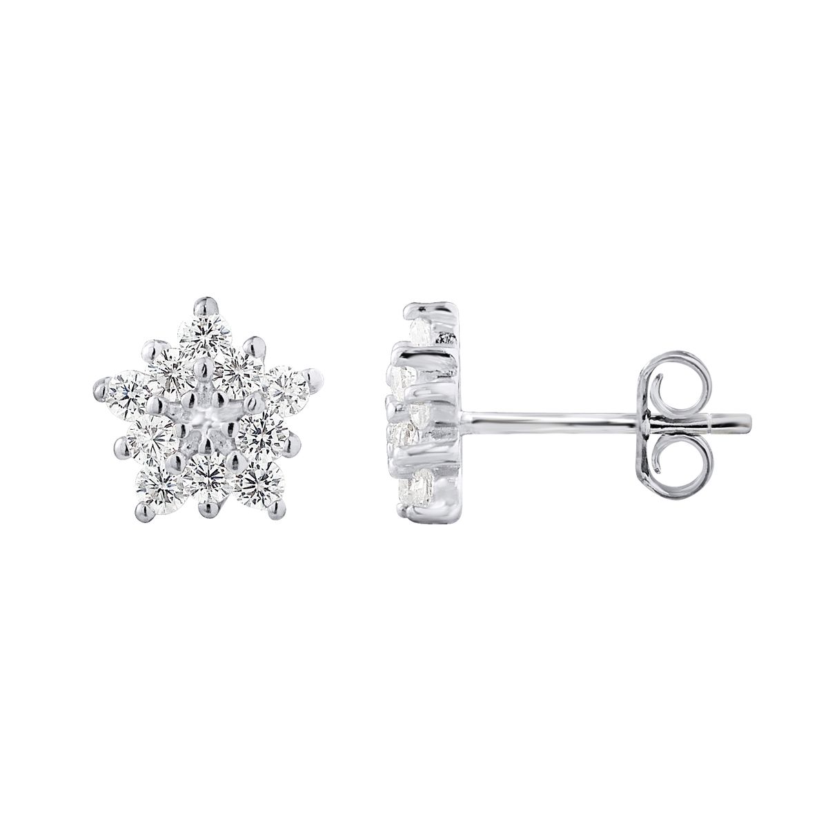 Ohrstecker aus Sterlingsilber mit Zirkonia