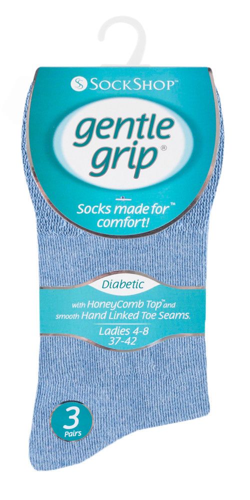 Socken mit Honigkamm-Bund ohne Einschneiden