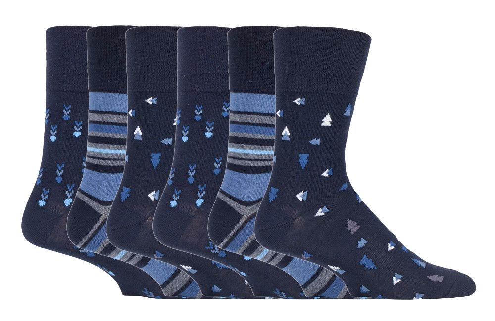 Gentle Grip - 6 Paar Herren Gentle Grip nicht elastische Socken - SOMRJ577