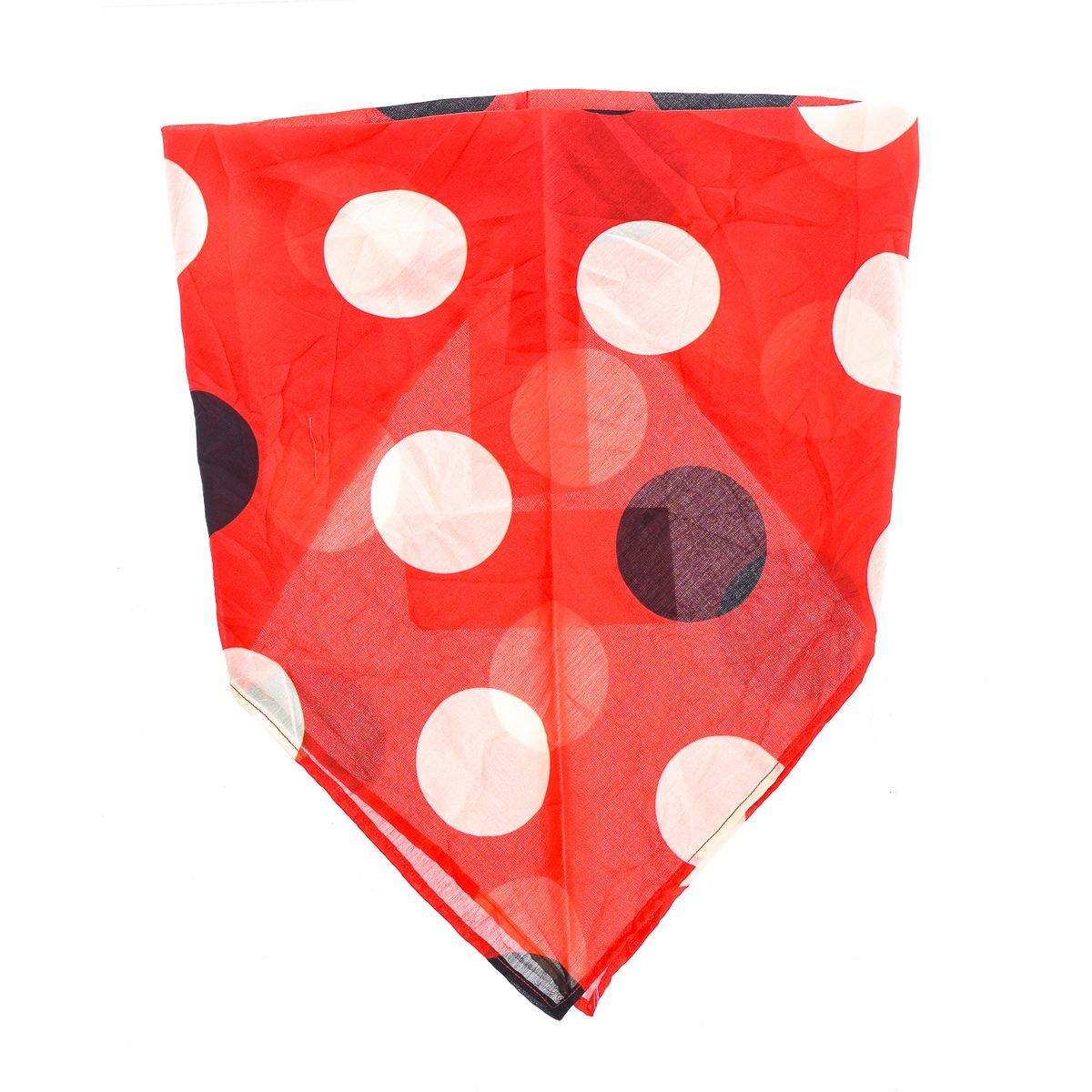 Rotes Punktmuster Bandana Halstuch