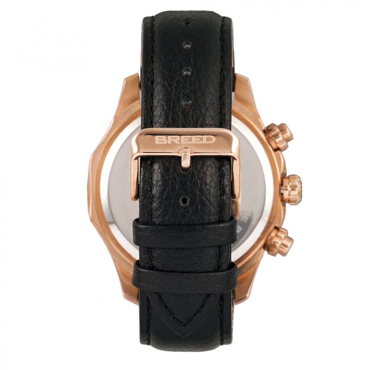 Anspruchsvoller Chronograph mit Lederarmband