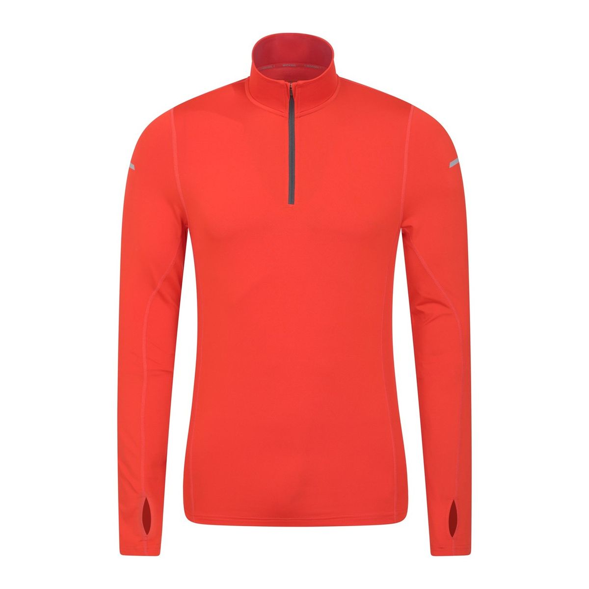 Herren Langarmshirt mit Halbreißverschluss