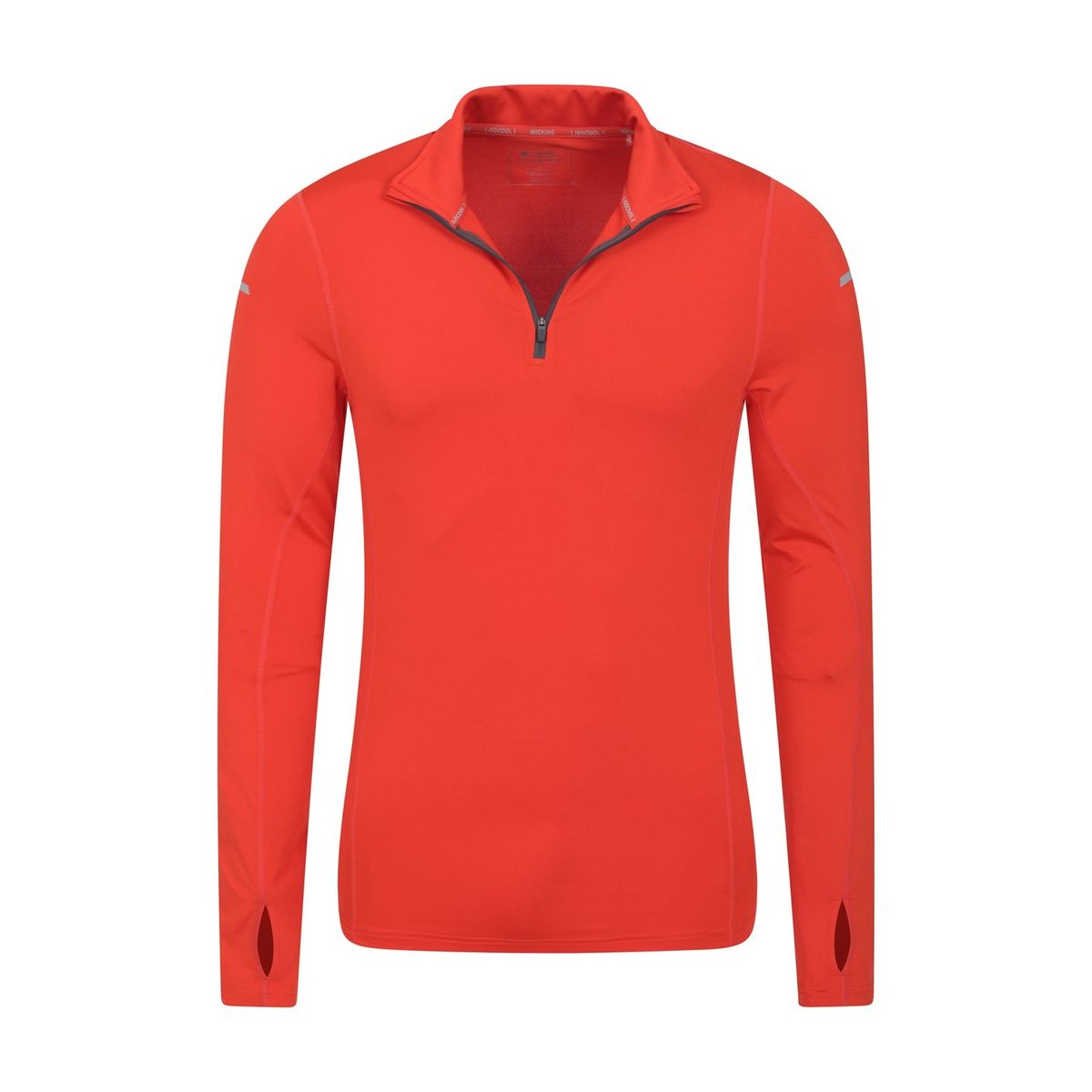 Recyceltes Half-Zip Performance Sportoberteil