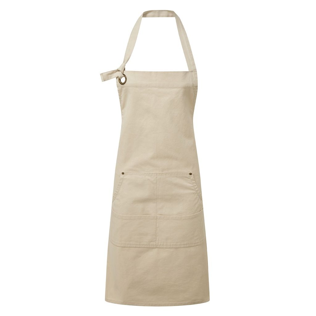 Schwere Canvas-Schürze mit Taschen