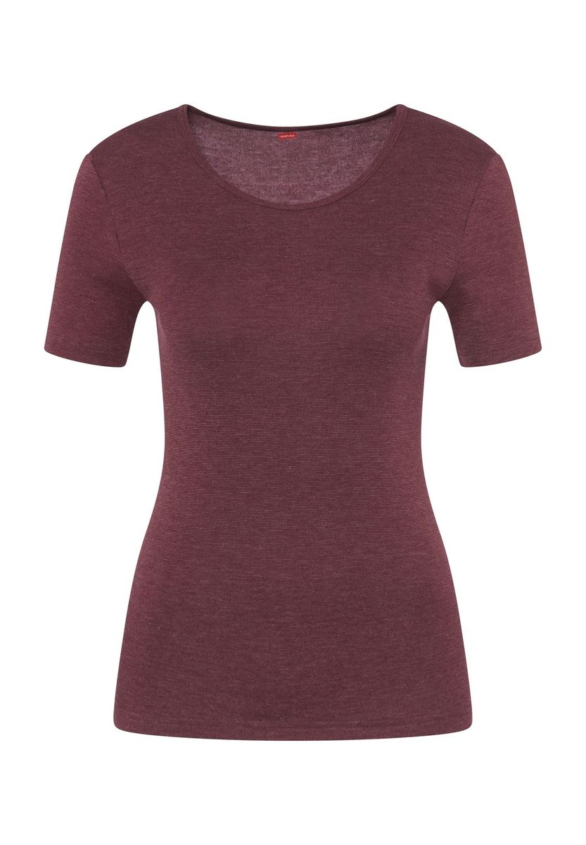 Figurbetontes Kurzarm-Strickoberteil