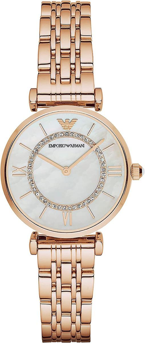 Roségoldene Damenarmbanduhr