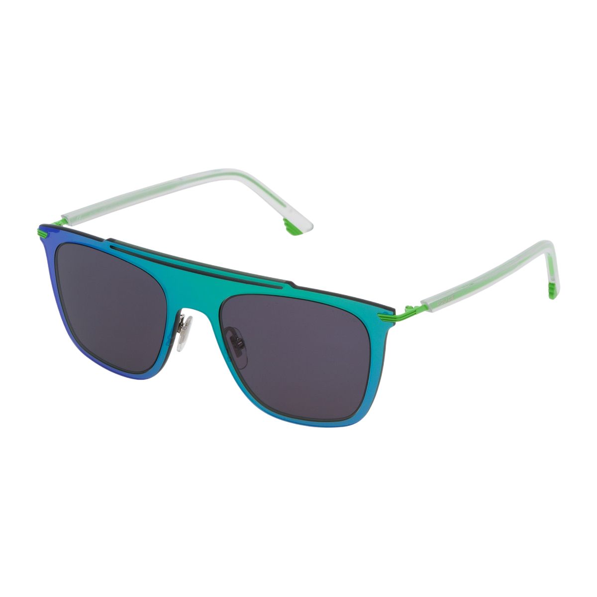 Sonnenbrille mit flachem Oberrahmen