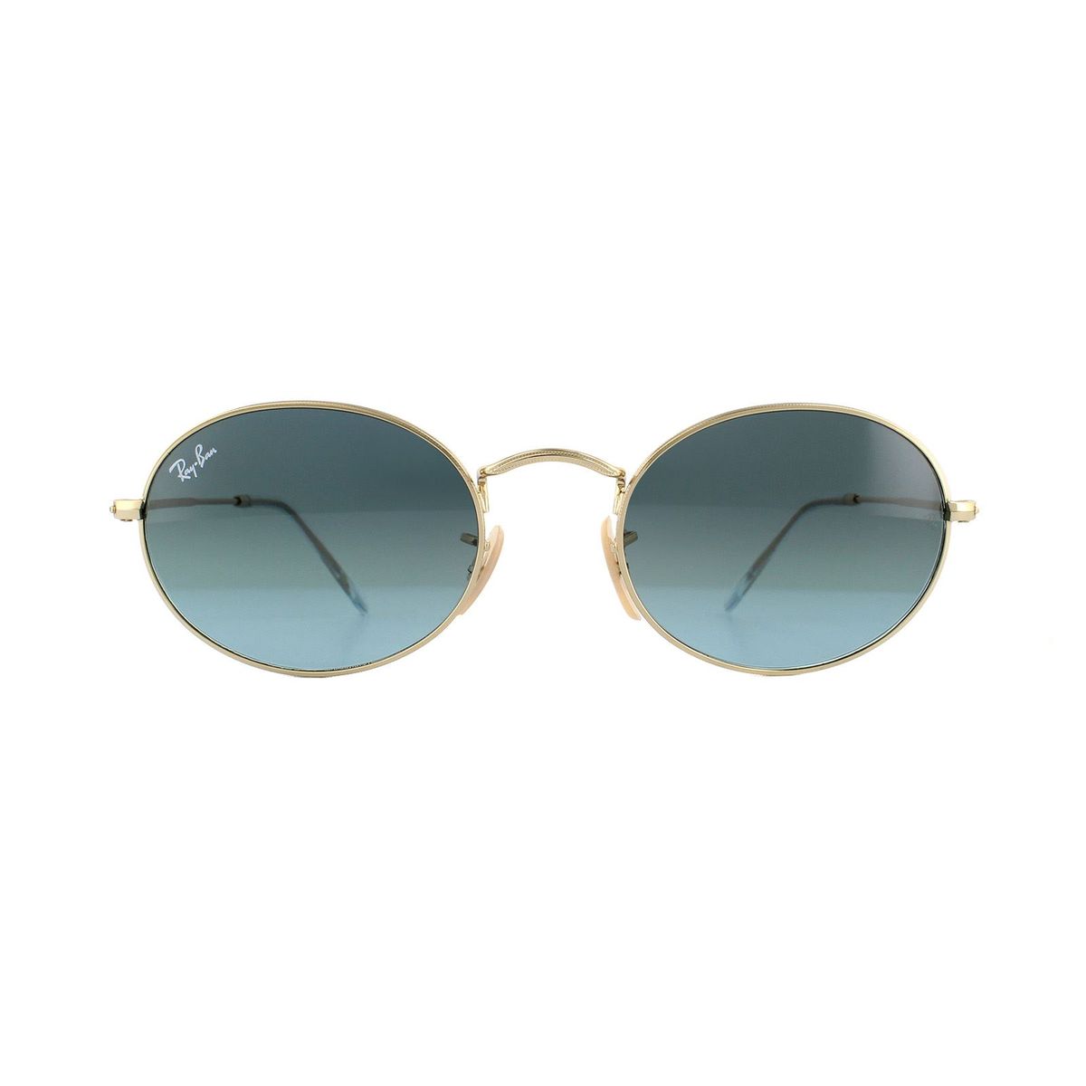Ovale Sonnenbrille mit Farbverlaufsgläsern