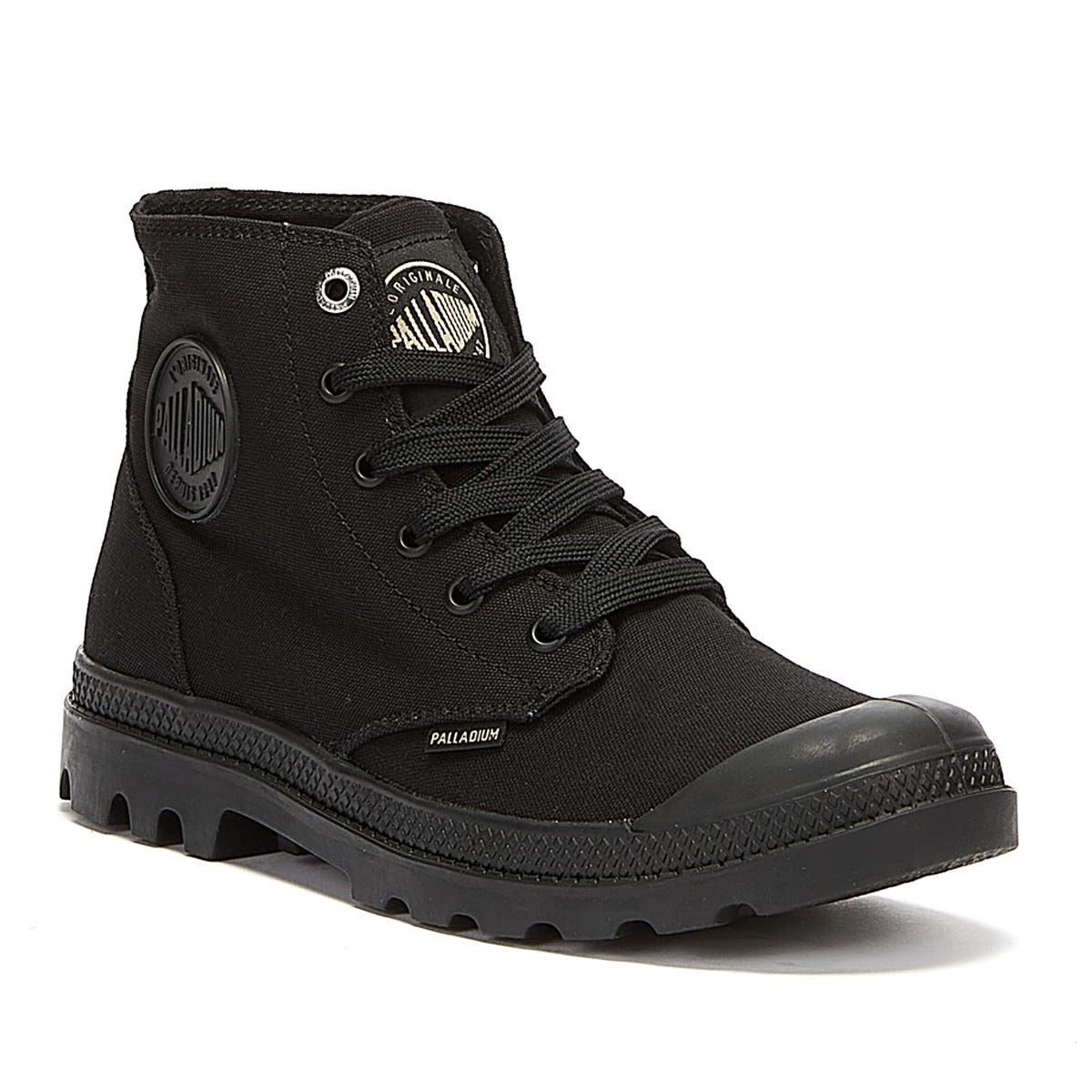 Militär-inspirierte High-Top Canvas-Boots