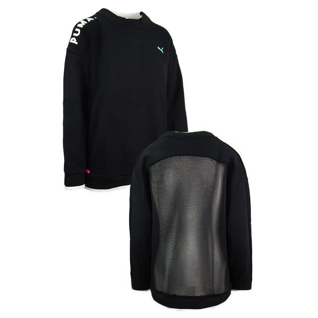 Sportliches Sweatshirt mit Mesh-Einsatz