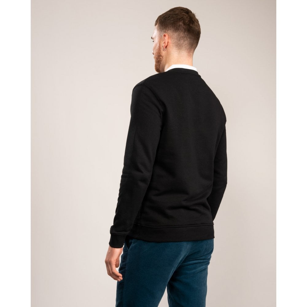Klassisches Baumwoll-Sweatshirt mit Rundhalsausschnitt