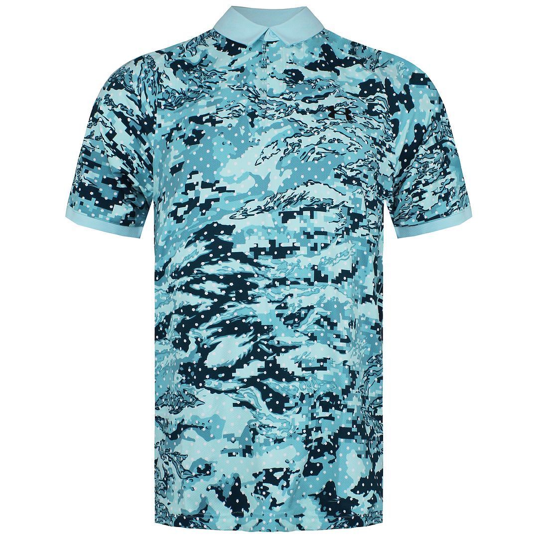 Modernes Golf-Polohemd mit Camouflage-Muster