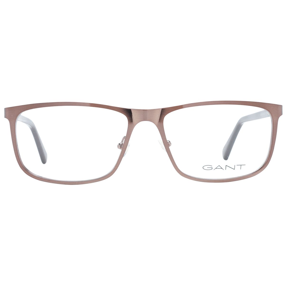 Klassische rechteckige Metallbrille
