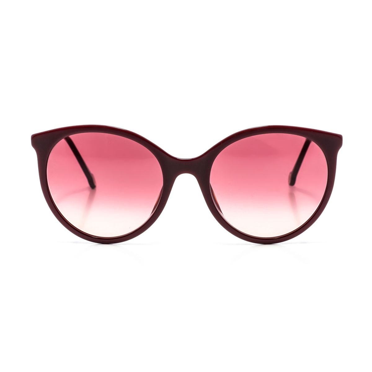 Elegante Acetat-Sonnenbrille mit runden Rahmen