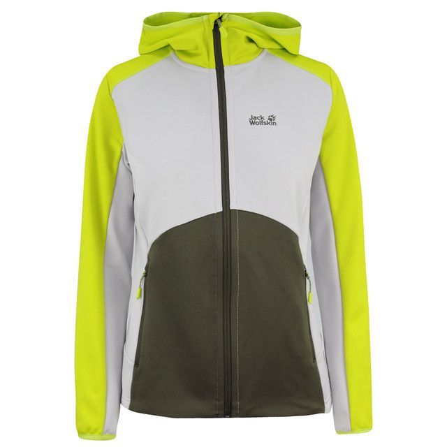 Damen Fleecejacke Aktiv mit Kapuze