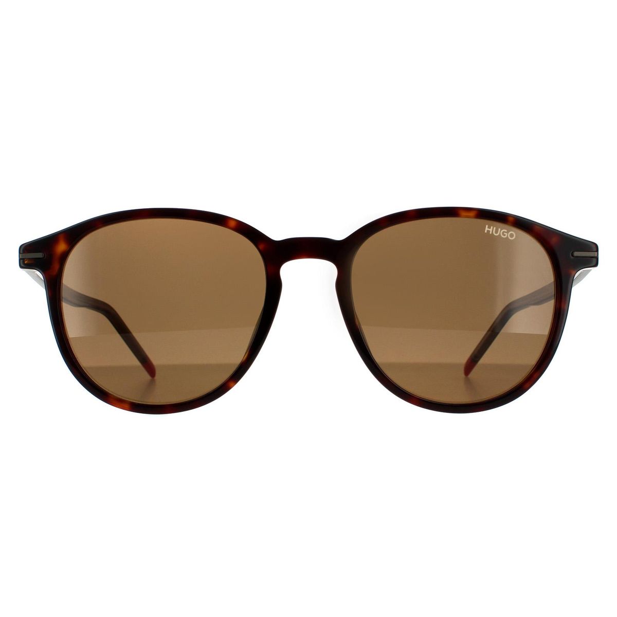 Runde Schildpatt Sonnenbrille