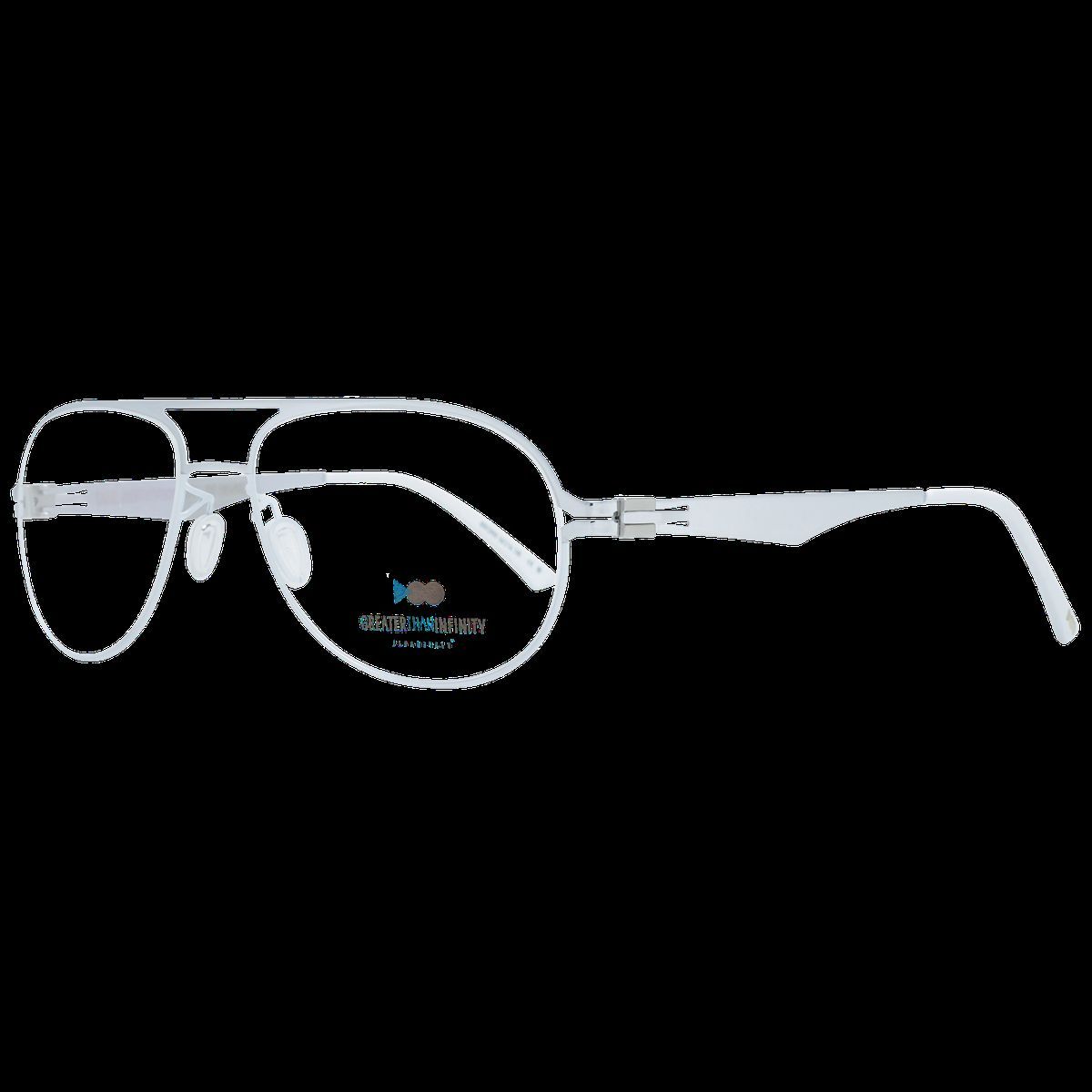 Aviator Optische Rahmen Silber Metall