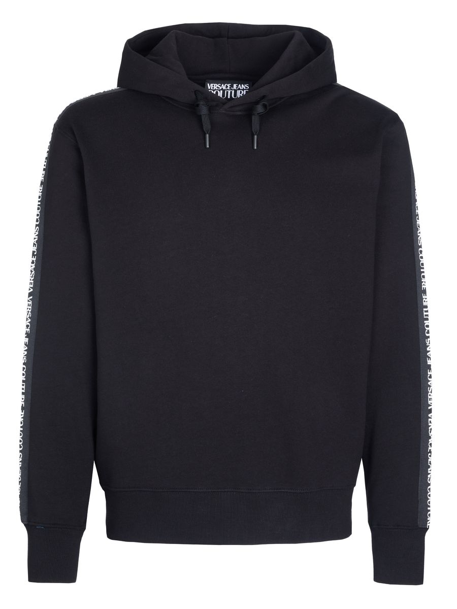 Kapuzenpullover mit Logo-Band