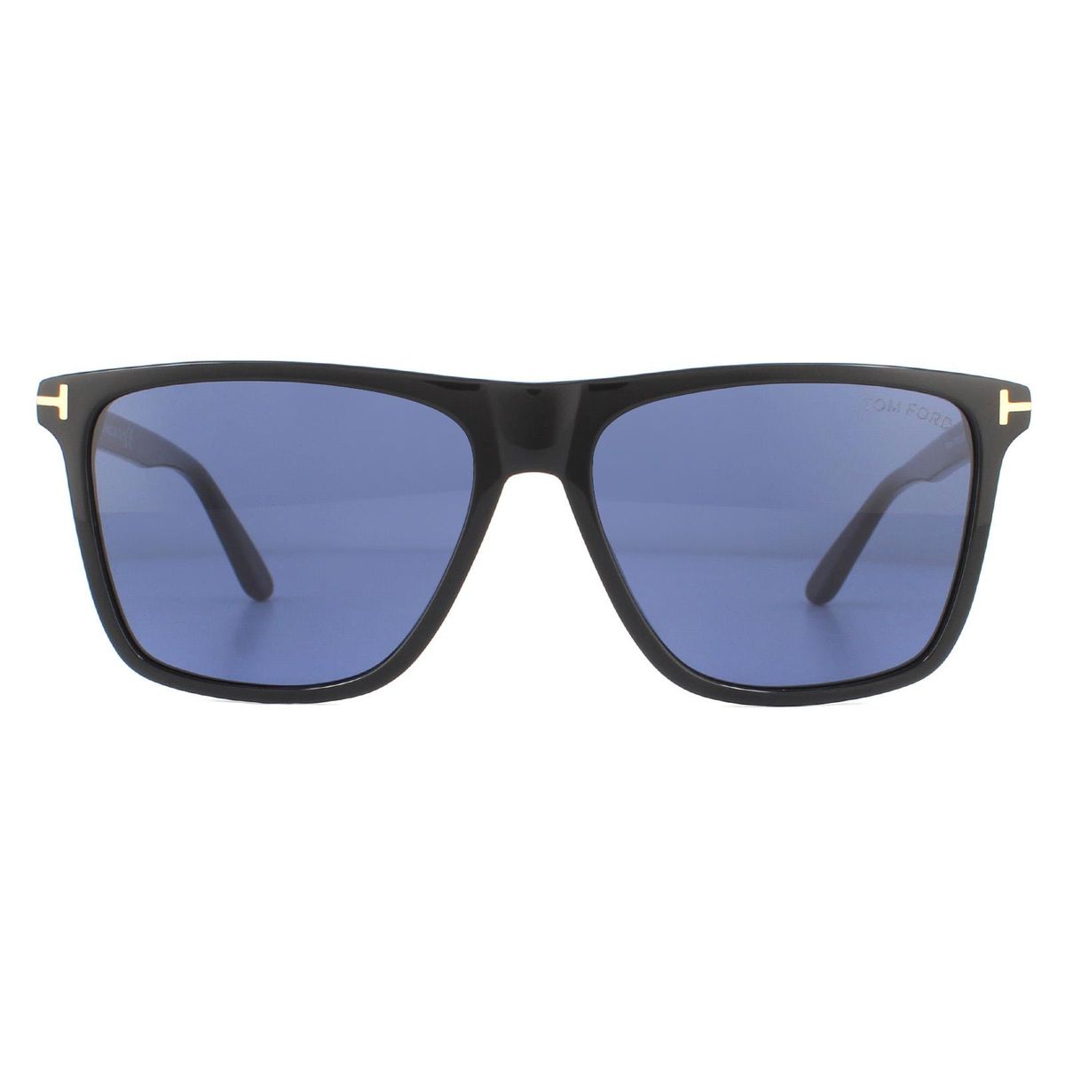 Elegante schwarze Sonnenbrille mit quadratischem Rahmen