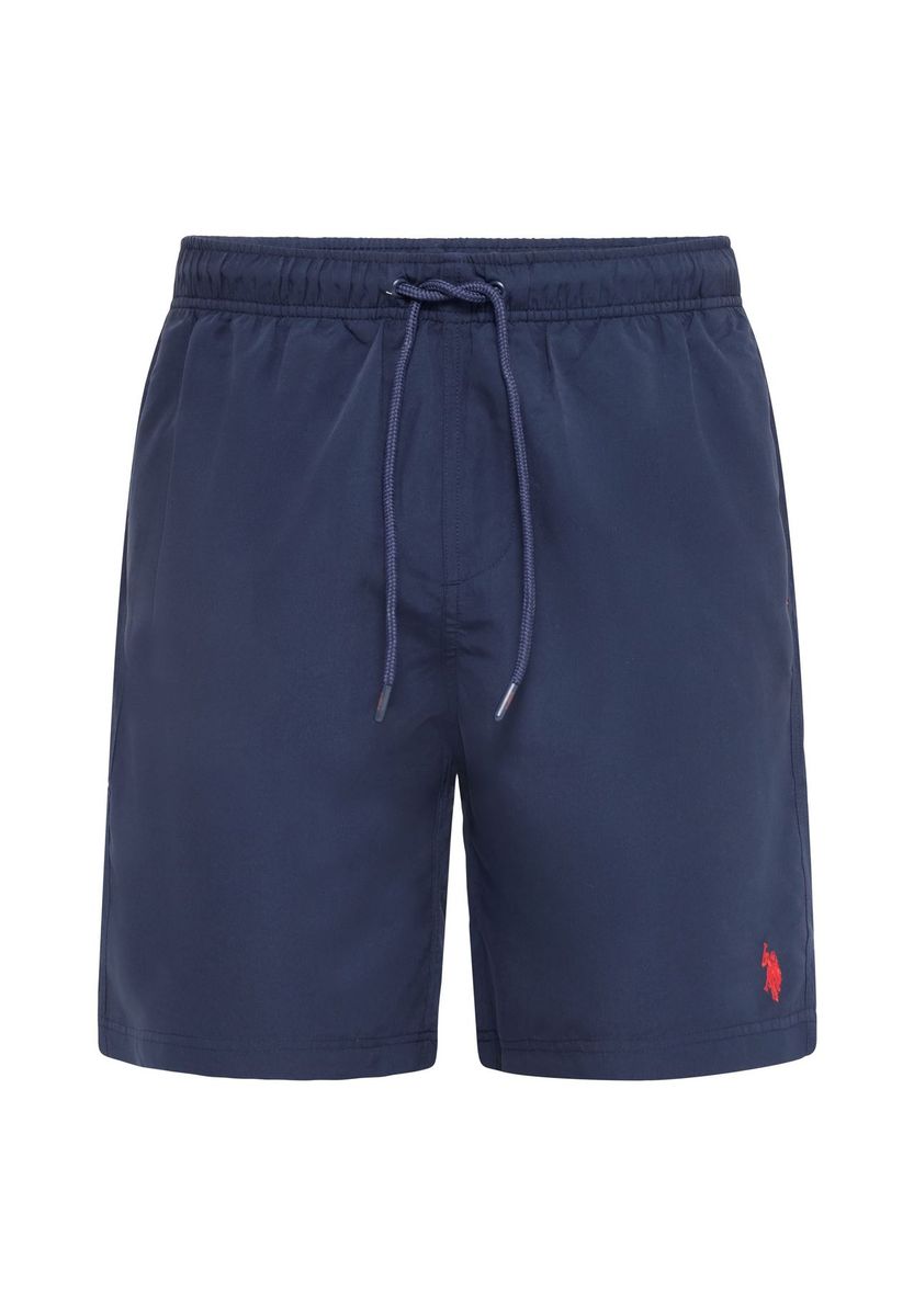 U.S. POLO ASSN. Badehose, Tunnelzug, für Herren, blau, M