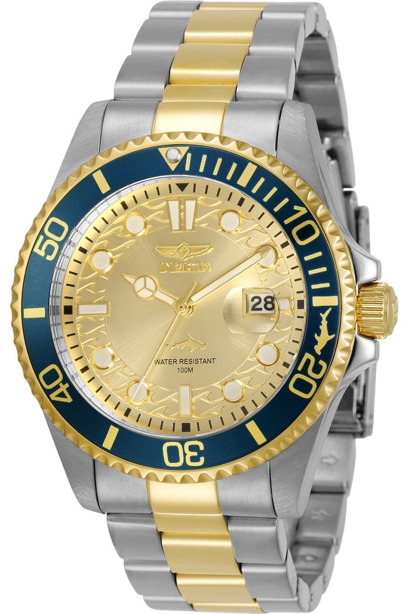 Zweifarbige Taucheruhr