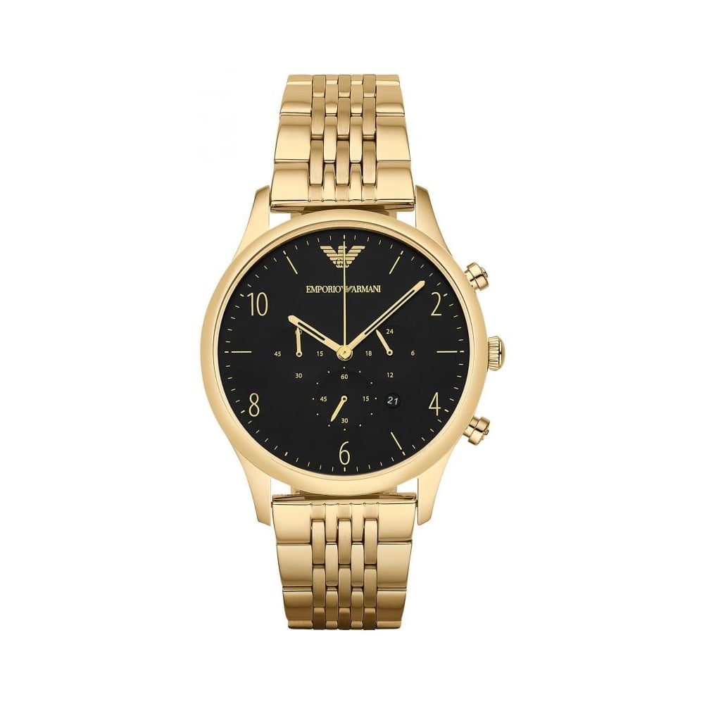 Elegante Chronographenuhr mit Gliederarmband