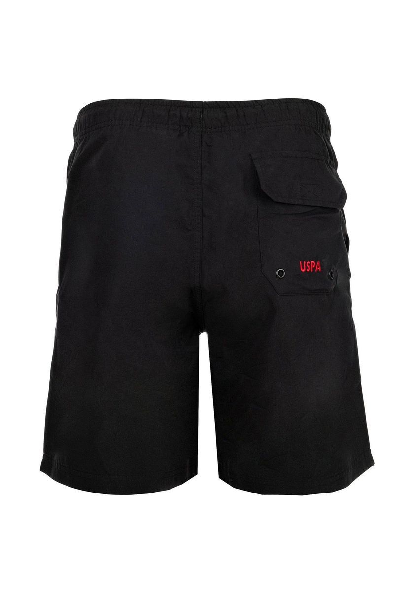 U.S. POLO ASSN. Badehose, Tunnelzug, für Herren, schwarz, L