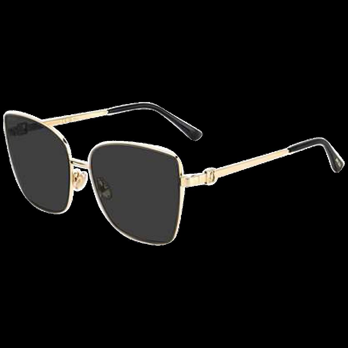 Elegante goldfarbene Katzenaugen-Sonnenbrille