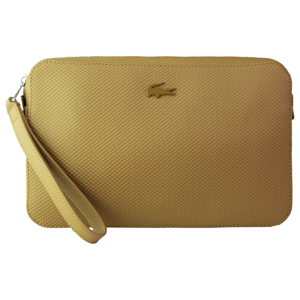 Beuteltasche mit Reißverschluss und Textur