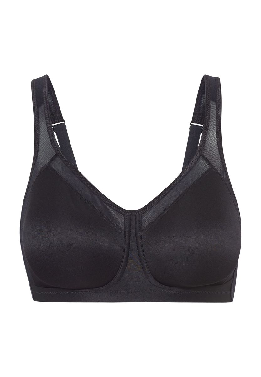 Nahtloser, kabelloser Umstands-BH mit Mesh-Einsätzen