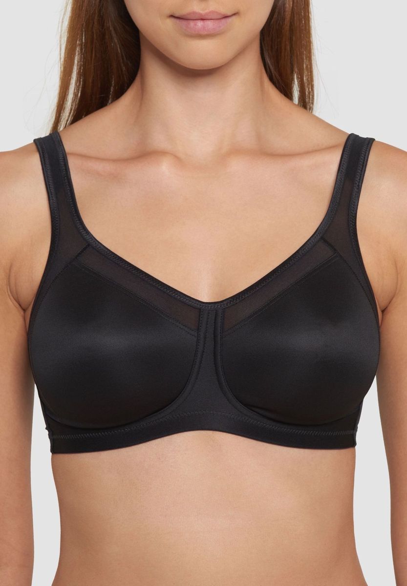 Nahtloser, kabelloser Umstands-BH mit Mesh-Einsätzen