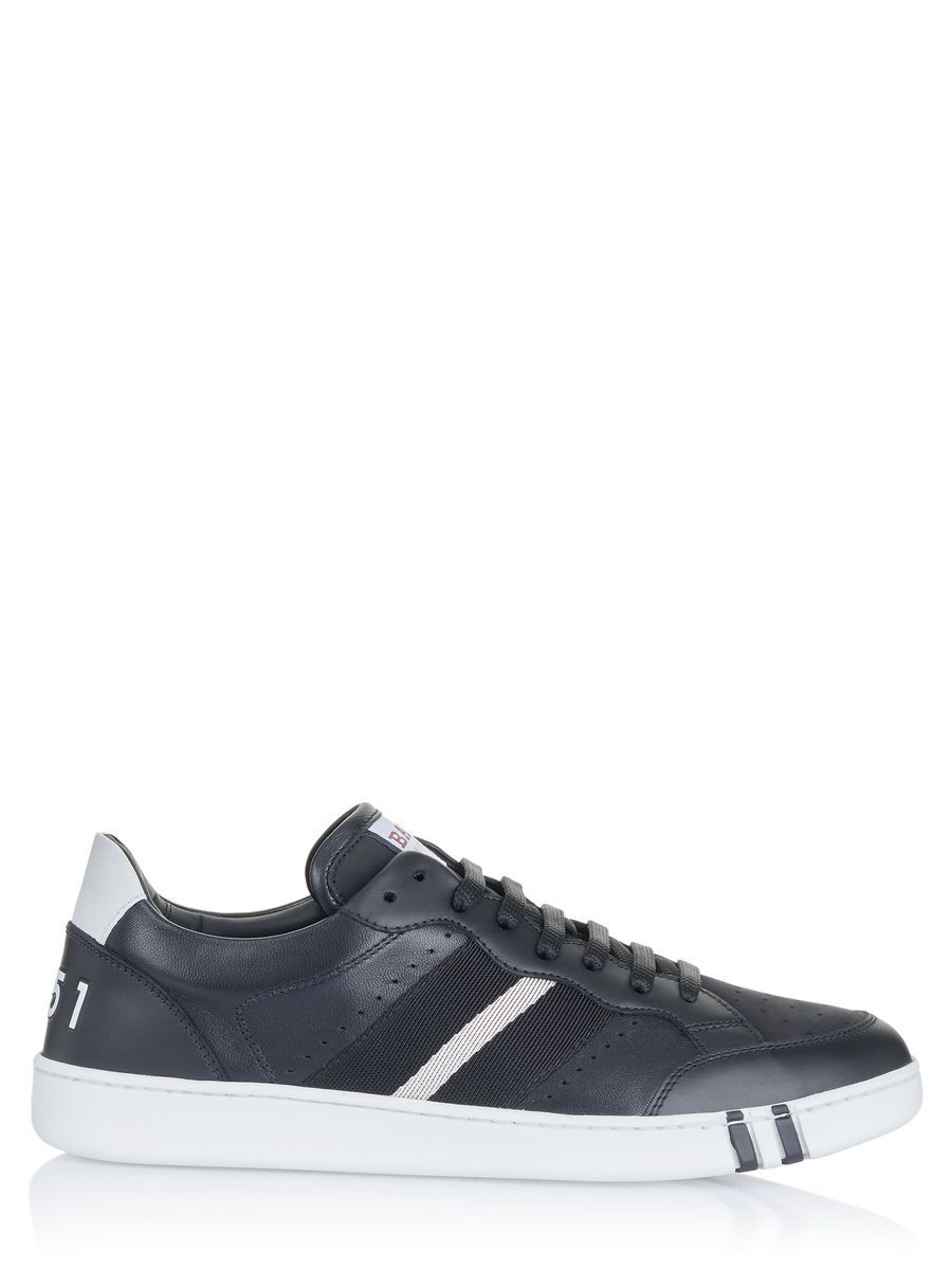 Leder Sneaker im Court-Style
