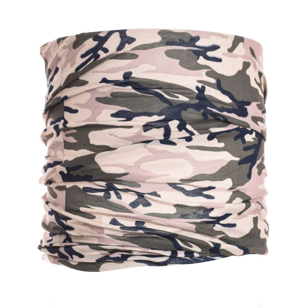 Vielseitiger Halswärmer mit Camouflage-Print