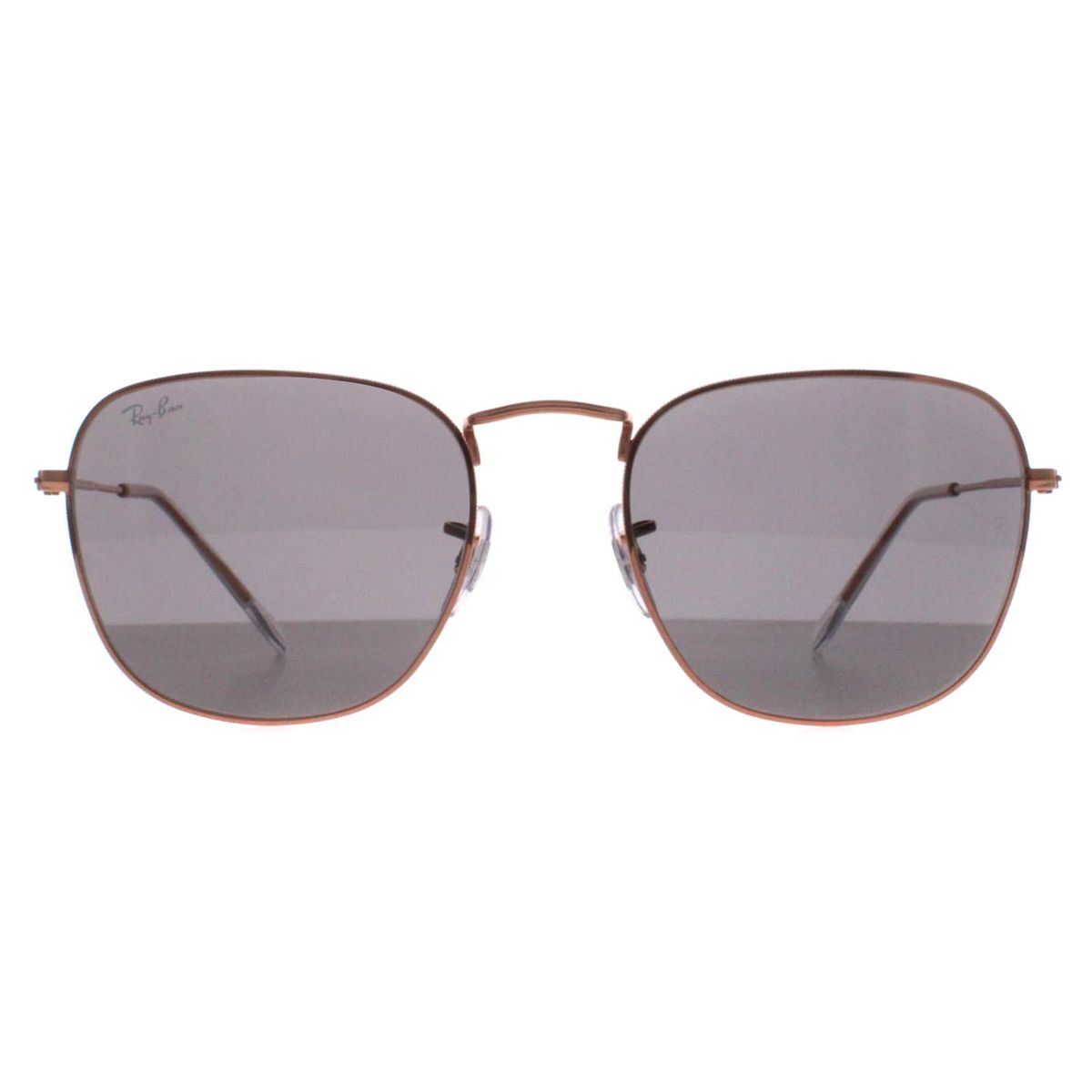 Sonnenbrille mit quadratischem Rahmen und Metallakzenten
