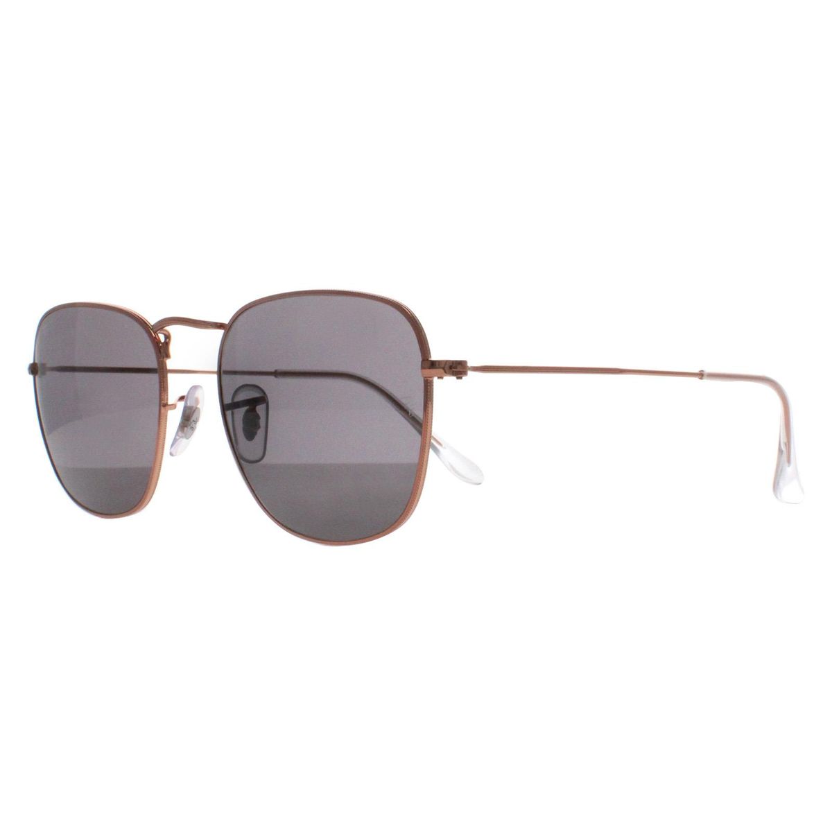 Eckige Sonnenbrille mit Metallrahmen