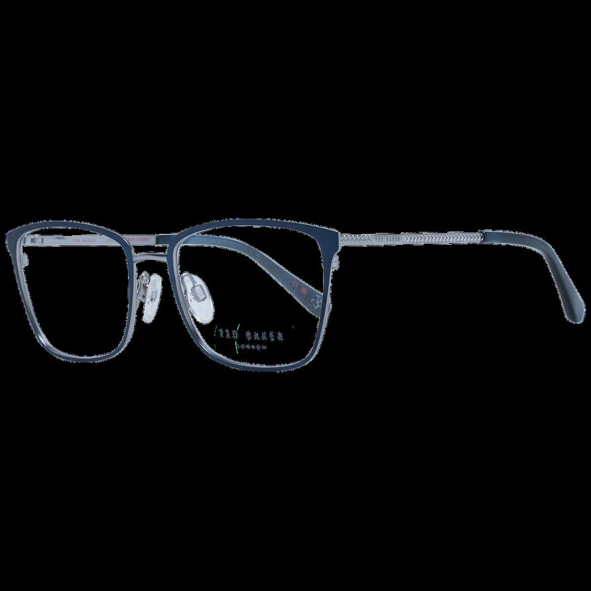 Quadratische Vollrand-Brille in Blau