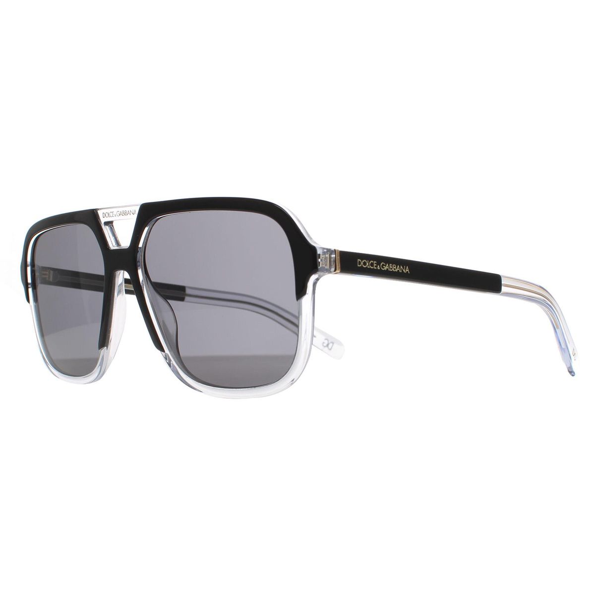 Moderne Bicolor-Aviator-Sonnenbrille