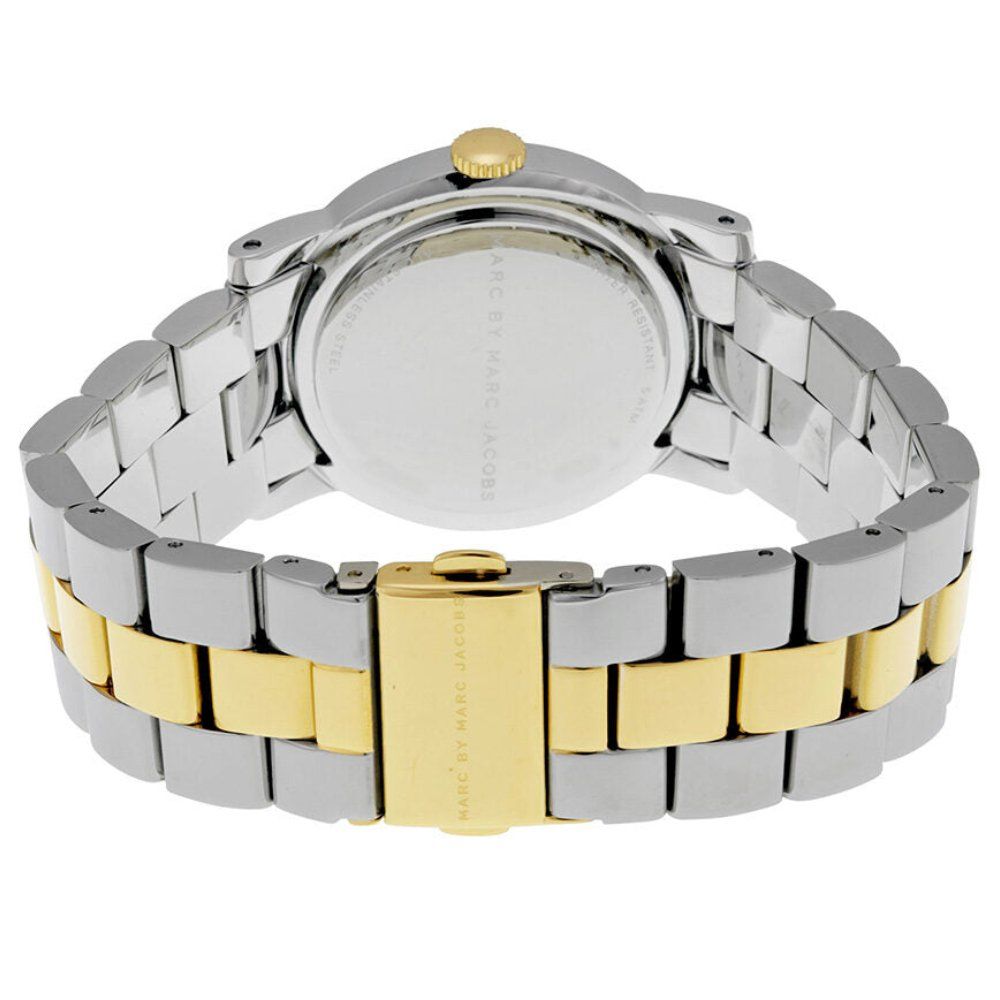 Zweifarbige Analoge Armbanduhr